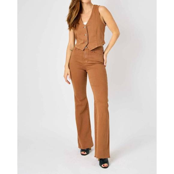 Judy Blue High-Waisted Tummy Control Flare Jeans